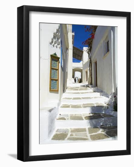 Traditional Village of Lefkes, Paros, Cyclades, Aegean, Greek Islands, Greece, Europe-Tuul-Framed Photographic Print