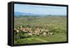 Traditional Village on Hill around Antsirabe, Madagascar, Africa-Bruno Morandi-Framed Stretched Canvas