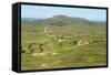 Traditional Village on Hill around Antsirabe, Madagascar, Africa-Bruno Morandi-Framed Stretched Canvas