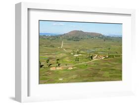 Traditional Village on Hill around Antsirabe, Madagascar, Africa-Bruno Morandi-Framed Photographic Print