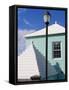 Traditional White Stone Roofs on Colourful Bermuda Houses-Gavin Hellier-Framed Stretched Canvas