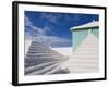 Traditional White Stone Roofs on Colourful Bermuda Houses-Gavin Hellier-Framed Photographic Print