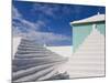 Traditional White Stone Roofs on Colourful Bermuda Houses-Gavin Hellier-Mounted Photographic Print