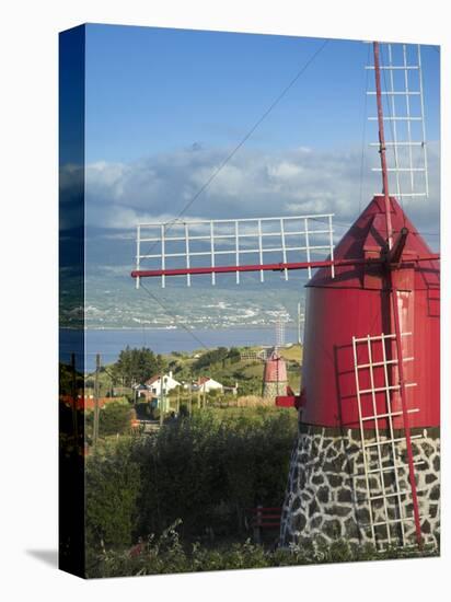 Traditional Windmill, Faial Island, Azores, Portugal-Alan Copson-Stretched Canvas