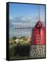 Traditional Windmill, Faial Island, Azores, Portugal-Alan Copson-Framed Stretched Canvas