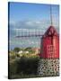 Traditional Windmill, Faial Island, Azores, Portugal-Alan Copson-Stretched Canvas