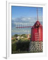 Traditional Windmill, Faial Island, Azores, Portugal-Alan Copson-Framed Photographic Print