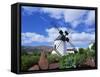 Traditional Windmill Near Antigua, Fuerteventura, Canary Islands, Spain, Europe-Nigel Francis-Framed Stretched Canvas