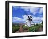 Traditional Windmill Near Antigua, Fuerteventura, Canary Islands, Spain, Europe-Nigel Francis-Framed Photographic Print