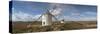 Traditional Windmill on a Hill, Consuegra, Toledo, Castilla La Mancha, Toledo Province, Spain-null-Stretched Canvas