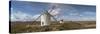 Traditional Windmill on a Hill, Consuegra, Toledo, Castilla La Mancha, Toledo Province, Spain-null-Stretched Canvas