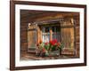 Traditional Window with Planter, Tyrol, Austria-Martin Zwick-Framed Photographic Print