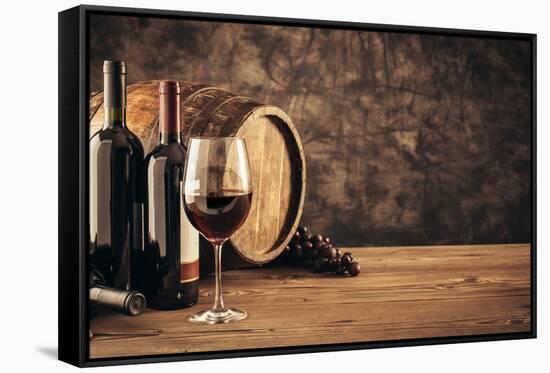 Traditional Winemaking and Wine Tasting-stokkete-Framed Stretched Canvas