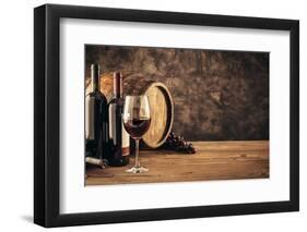 Traditional Winemaking and Wine Tasting-stokkete-Framed Photographic Print