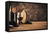 Traditional Winemaking and Wine Tasting-stokkete-Framed Stretched Canvas