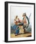 Traditional Women and Men's Pietraferrazzano (Abruzzo) Costumes, Print, Italy, 19th Century-null-Framed Giclee Print