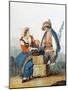 Traditional Women and Men's Pietraferrazzano (Abruzzo) Costumes, Print, Italy, 19th Century-null-Mounted Giclee Print