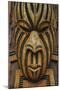 Traditional Wood Carved Mask in the Te Puia Maori Cultural Center-Michael-Mounted Photographic Print