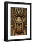 Traditional Wood Carved Mask in the Te Puia Maori Cultural Center-Michael-Framed Photographic Print