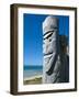 Traditional Wood Carving at the Ile Des Pins, New Caledonia, Melanesia, South Pacific, Pacific-Michael Runkel-Framed Photographic Print