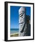 Traditional Wood Carving at the Ile Des Pins, New Caledonia, Melanesia, South Pacific, Pacific-Michael Runkel-Framed Photographic Print