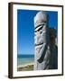 Traditional Wood Carving at the Ile Des Pins, New Caledonia, Melanesia, South Pacific, Pacific-Michael Runkel-Framed Photographic Print