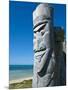 Traditional Wood Carving at the Ile Des Pins, New Caledonia, Melanesia, South Pacific, Pacific-Michael Runkel-Mounted Photographic Print