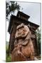 Traditional Wood Carving in the Ewenen Museum in Esso, Kamchatka, Russia, Eurasia-Michael Runkel-Mounted Photographic Print