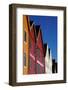 Traditional Wooden Hanseatic Merchants Buildings of the Bryggen, Bergen, Norway, Scandinavia-Robert Harding-Framed Photographic Print