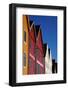 Traditional Wooden Hanseatic Merchants Buildings of the Bryggen, Bergen, Norway, Scandinavia-Robert Harding-Framed Photographic Print