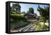 Traditional Wooden House in the Yangdong Folk Village Near Gyeongju, South Korea, Asia-Michael-Framed Stretched Canvas