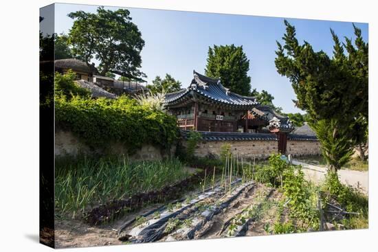 Traditional Wooden House in the Yangdong Folk Village Near Gyeongju, South Korea, Asia-Michael-Stretched Canvas