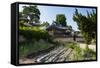 Traditional Wooden House in the Yangdong Folk Village Near Gyeongju, South Korea, Asia-Michael-Framed Stretched Canvas