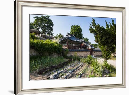 Traditional Wooden House in the Yangdong Folk Village Near Gyeongju, South Korea, Asia-Michael-Framed Photographic Print