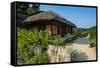 Traditional Wooden House in the Yangdong Folk Village Near Gyeongju, South Korea, Asia-Michael-Framed Stretched Canvas