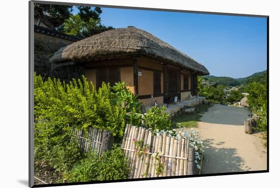 Traditional Wooden House in the Yangdong Folk Village Near Gyeongju, South Korea, Asia-Michael-Mounted Photographic Print