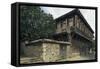 Traditional Wooden House, Sozopol, Bulgaria-null-Framed Stretched Canvas