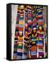 Traditional Woven Fabrics in Tourist Shop, Mitla, Oaxaca, Mexico, North America-R H Productions-Framed Stretched Canvas