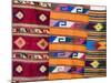 Traditional Woven Fabrics in Tourist Shops, Mitla, Oaxaca, Mexico, North America-Robert Harding-Mounted Photographic Print