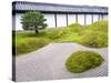 Traditional Zen Raked Gravel Garden, Hojo Hasso (Zen) Garden, Tofuku-Ji, Kyoto, Japan, Asia-Ben Pipe-Stretched Canvas