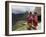 Traditionally Dressed Children by Machu Picchu, UNESCO World Heritage Site, Vilcabamba Mtns, Peru-Simon Montgomery-Framed Photographic Print