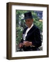 Traditionally Dressed Man on Horseback at Feria de Abril, Sevilla, Spain-Merrill Images-Framed Photographic Print