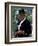 Traditionally Dressed Man on Horseback at Feria de Abril, Sevilla, Spain-Merrill Images-Framed Photographic Print