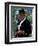 Traditionally Dressed Man on Horseback at Feria de Abril, Sevilla, Spain-Merrill Images-Framed Photographic Print