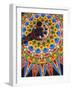 Traditionally Painted Oxcart Wheel, Costa Rica-Ken Gillham-Framed Photographic Print