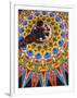 Traditionally Painted Oxcart Wheel, Costa Rica-Ken Gillham-Framed Photographic Print