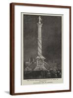 Trafalgar Day in London-null-Framed Giclee Print