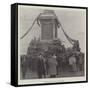 Trafalgar Day in Trafalgar Square-null-Framed Stretched Canvas