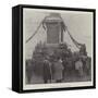 Trafalgar Day in Trafalgar Square-null-Framed Stretched Canvas