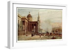 Trafalgar Sq, Fulleylove-John Fulleylove-Framed Art Print